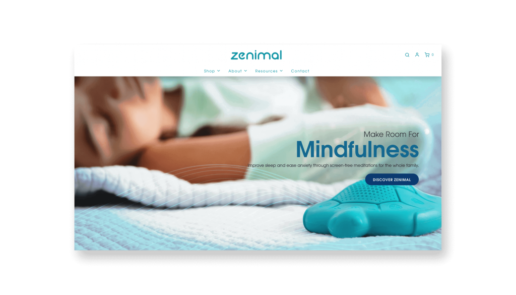 zenimal homepage website